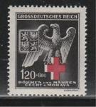 Рейх Богемия 1943 год, Красный Крест, Орел, 1 марка.