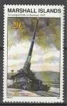 Маршалловы Острова 1992 год, История 2-й Мировой войны 1942 год, Осадное Орудие, 1 марка. (н45)