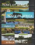 Национальные Парки Африки, Гамбия 2014 год, 2 малых листа + 2 блока