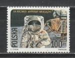 Польша 1989 год, 20 лет Высадки на Луну, 1 марка.  +ю