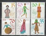 ГДР 1979, Куклы, 6 марок