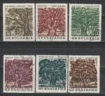 Старые Деревья, Болгария 1964 год, 6 гашёных марок