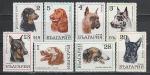 Собаки, Болгария 1970 год, 8 марок (н