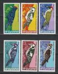 Птицы, Дятлы, Болгария 1978 г, 6 марок  (н