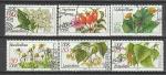 Лекарственные Растения, ГДР 1978 год, 6 гашёных марок