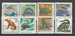 Доисторические животные. Динозавры, Вьетнам 1979 год. 8 гашеных марок с/з