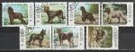 Лаос 1986 г, Собаки, 7 гашёных марок.