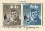 Мальта 1966 год, Дж. Кеннеди, 2 марки