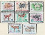 Детеныши Животных, Монголия 1968 год, 8 гашёных марок