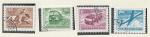 Почтовый Транспорт, Монголия 1973 год, 4 гашёные марки