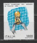 Италия 1982, ЧМ в Испании, Италия Чемпион, 1 марка Италия 1982, ЧМ в Испании, Италия Чемпион, 1 марка