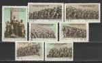 Монументы, КНДР 1968 год, 7 гашёных марок