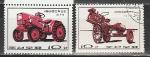 Сельхозтехника, КНДР 1978 год, 2 гашёные марки