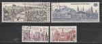 Международный Год Туризма, ЧССР 1967 год, 4 гашёные марки.