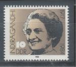 Индира Ганди, ГДР 1986 год, 1 марка
