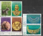 Древнеафриканское Искусство, ГДР 1978 год, 6 гашёных марок