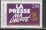 50 лет Свободной Прессе, Франция 1994, 1 марка