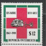 125 лет Межд. Красному Кресту, Австрия 1988 год, 1 марка