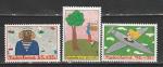 Детские Рисунки, Нидерланды 1987, 3 марки