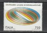 100 лет IPU, Италия 1989,1 марка
