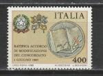 Ратификация Договора, Италия 1985, 1 марка