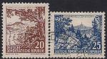 ГДР 1961 год. Ландшафты. 2 гашёные марки