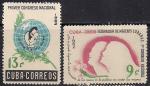 Куба 1962 год. Съезд кубинской женской ассоциации. 2 марки 