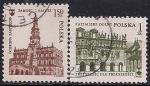 Польша 1975 год. Старинная архитектура. 2 гашеные марки