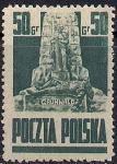 Польша 1944 год. Обелиск "Грюнвальдская битва". 1 марка