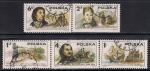 Польша 1975 год. 200 лет независимости США. 5 гашеных марок
