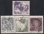 Польша 1979 год. Гравюры. 4 гашеные марки