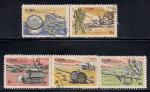Куба 1965 год. Экспонаты музеев революции. 5 гашеных марок
