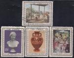 Куба 1964 год. 50 лет национальным музеям. 4 гашеные марки