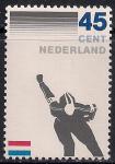 Нидерланды 1982 год. 100 лет конькобежному спорту в стране. 1 марка