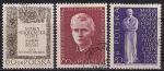 Польша 1967 год. 100 лет со дня рождения Марии Кюри. 3 гашеные марки