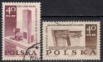 Польша 1967 год. Памятники жертвам Великой Отечественной войны. 2 гашеные марки