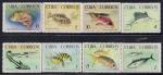 Куба 1965 год. Тропические рыбы. 8 марок