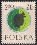 Польша 1959 год. 3-я Международная Конференция шахтеров в Катовице. 1 марка