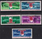 КНДР 1978 год. Второй семилетний план. 5 гашеных марок