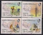Гамбия 1982 год. Содействие развитию экономики западной Африки. 4 марки