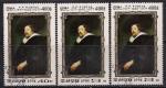 КНДР 1978 год. 400 лет со дня рождения художника Рубенса. 3 гашеные марки