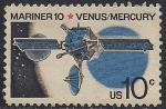 США 1975 год. Космическая станция "Меркурий-10". 1 марка