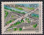 Польша 1974 год. Открытие Варшавской развязки. 1 марка
