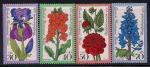 ФРГ 1976 год. Популярные марки года. Цветы. 4 марки