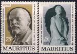 Мавритания 1970 год. В.И.Ленин. 100 лет со дня рождения. 2 марки