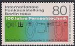 ФРГ. Берлин 1983 год. 100 лет изобретению телевизионной техники. Марка