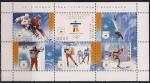 Беларусь 2010 год. 21-е зимние Олимпийские игры в Ванкувере. Хоккей, лыжи. 1 блок. (042,492