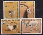 Нигер 1985 год. Антилопы. 3 марки
