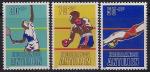 Антильские Нидерландские острова 1981 год. Спорт. Наклейки. 3 марки