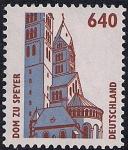 ФРГ. 1995 год. Архитектура 18-го века. Башня. 1 марка